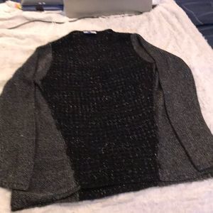 Cute black, gray and silver sweater